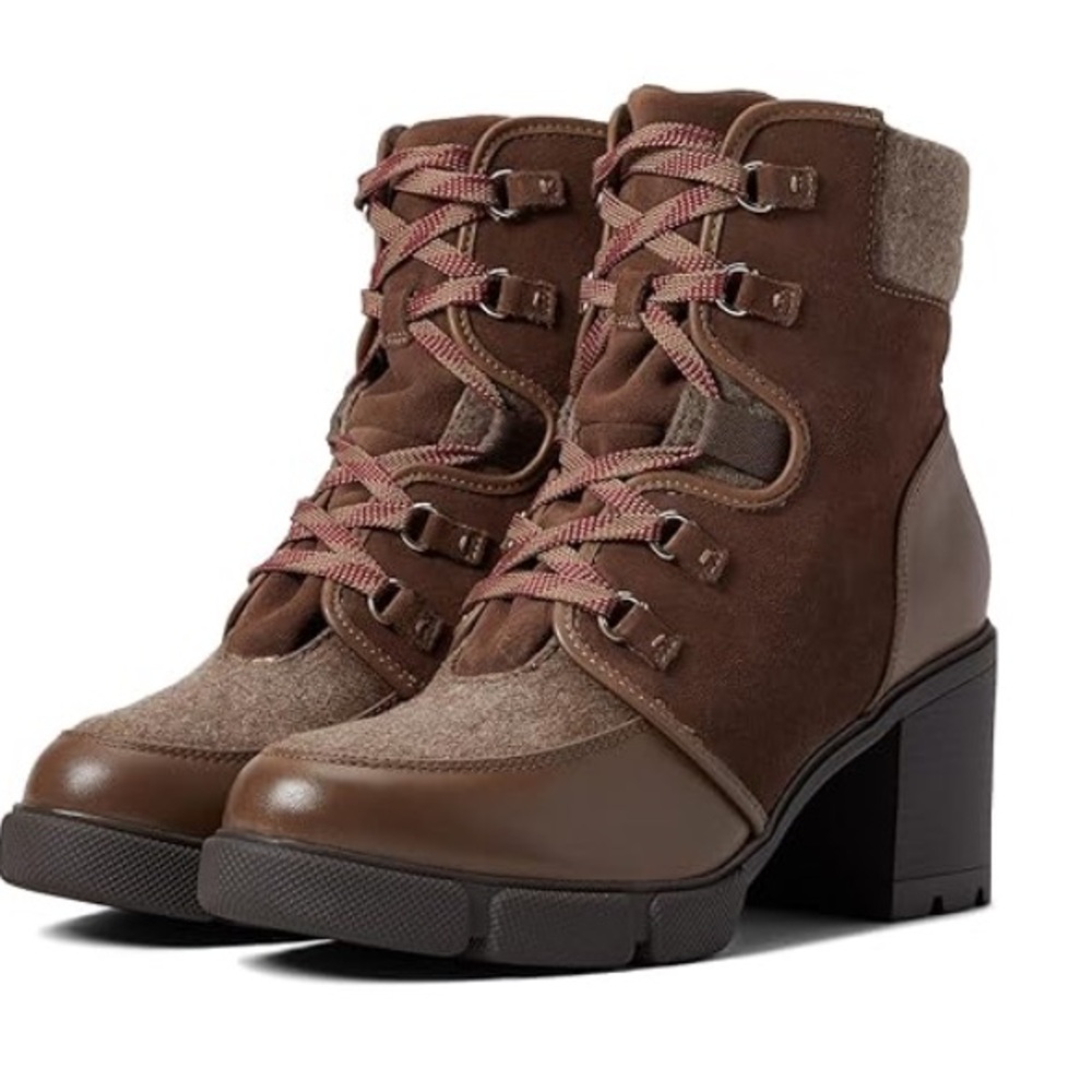 New Naturalizer Myla Platform Heel Lace up Boot